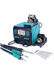 158564, YIHUA992D-II package 2 mini hot air gun +210+245 �������� ������� Yihua