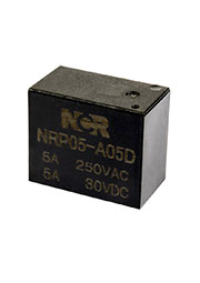 NRP05-A-05D, ���� 1 �����. 5VDC, 5A/250VAC SPST-NO