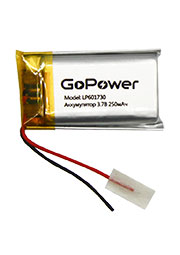 LP601730, ����������� �����-���������� (Li-Pol) 250��� 3.7�, � �������