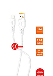 ������ GoPower GP06L USB (m)-Lightning (m) 1.0� 2.4A ��� ����� (1/200/