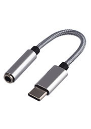 ���������� AUX GoPower Jack 3.5mm (f)-Type-C (m) 0.1� � ��� Premium Zi