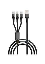 ������ GoPower GP21-3-1-1.2M USB (m)-Type-C/Lightning/Type-C (m) 1.2�