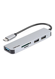 USB-��� GoPower GPH5-1 3USB/MicroSD/SD Type-C (m) USB3.0 (1/100)