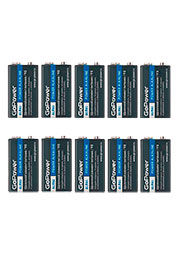 ��������� GoPower ����� 6LR61 Shrink 1 Alkaline 9V (1/10/240)