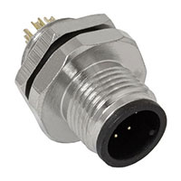 M12-8B, Металлический блочный разъём RUICHI M12-8B, розетка, IP67