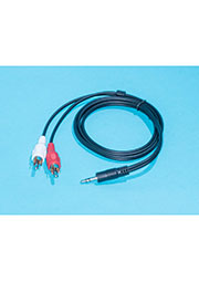 AUD3.5-2RPC-1, ������ (����) ����� - 3,5�� ����� - 2 RCA �����( b �������  b ), 1,0 �