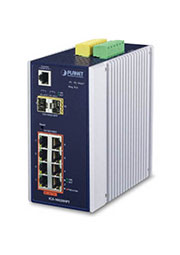 IGS-10020HPT, ������������ ����������� L2+ ���������� Planet 8 ������ 10/100/1000 ��/� 802.3at POE 2