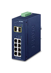 IGS-4215-8T2S, ������������ ����������� L2/L4 ���������� Planet 8-������  10/100/1000 ��/�, 2 �����