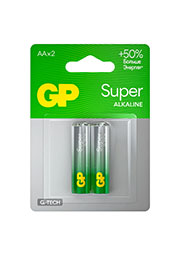 GP 15AA21-2CRSBC2, ��������� �� 2 ��. �� �������� Super Alkaline G-Tech