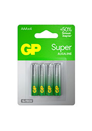 GP 24AA21-2CRSBC4, ��������� GP Super Alkaline G-Tech 24� ��A 4 ��. �� ��������