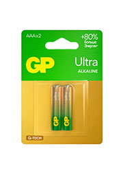 GP 24AUA21-2CRSBC2, ��������� GP Ultra Alkaline G-Tech 24� A�A 2 ��. �� ��������
