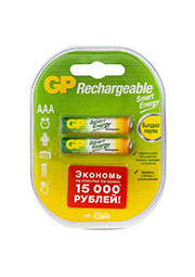 GP 40AAAHCSV-2CR2, ������������ AAA 400���, 2 ��. � �������� Smart Energy