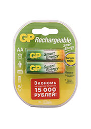 GP 100AAHCSV-2CR2, ����������� GP Smart Energy AA, 1000���, 2 ��. � ��������