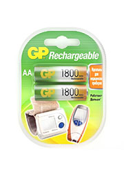 GP 180AAHC-2DECRC2, ����������� GP 180AAHC AA, 1800���, 2 ��. � ��������