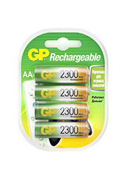 GP 230AAHC-2DECRC4, ����������� GP 230AAHC AA, 2200���, 4 ��. � ��������