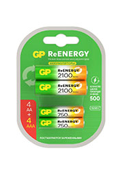 GP 210AAHC/75AAAHCRGY-2CRCB8, ����������� GP ReEnergy 210AAHC ��+75AAAHC AAA, ������� 2000 � 750���,