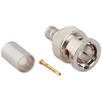 031-70538-12G, BNC Connector Jack, Female Socket 75 Ohms Free Hanging (In-Line) Crimp