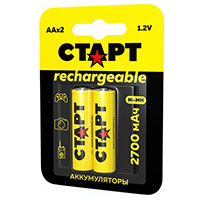 HR6 AA 2700mAh Ni-MH BL2, ����������� ����������� 1,5�, �������� 2 ��