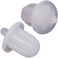 Rubber plug 6.35mm Jack 01 white, �������� RUICHI ��� 6.35 mm Jack 01, -55...+80  C, �����