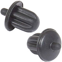 Rubber plug 6.35mm Jack 01 black, �������� ��������� RUICHI ��� 6.35 mm Jack 01, -55...+80  C, �����
