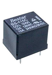 BS-115C-12A-DC12V, реле 12А/120В