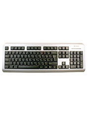 A4 LCDS-720-USB, клавиатура USB, серебр-черная