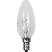 60C1/CL/E14, Лампа  60Вт, свеча прозрачная, цоколь E14
