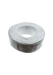 RG-174A/U БУХТА 200М, RG-174A/U, Кабель коаксиальный, 50 Ом, медь, многожильный белый, в бухте 200м