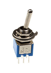 SMTS-202-A2, тумблер 2хON-ON 250В/3A 125В/6А