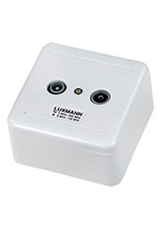 506-101-6, розетка TV/R LUXMANN CWS-101 оконечная белая