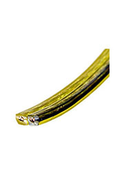 SCT-25-0.75, акуст.кабель 2х0.75мм кв.c басжилой,луж.,желт-прозр.,100м