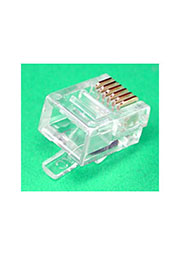 TP6P6C, (RJ12) вилка телефон. на кабель