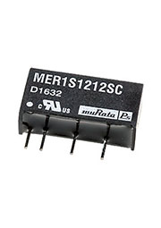 MER1S1212SC, DC/DC TH 1Вт 12-12В SIP Single