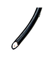 RG-6/U+CU ЧЕРНЫЙ БУХТА 100М, RG-6/U+Cu, коакс.каб.,75 Ом, жила Cu,48ж*0,12мм, черн., бухта 100м