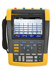 FLUKE 190-204, четырехканальный осциллограф цветной 200МГц