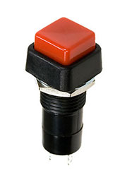 PB-14BR1-G, кнопка без фиксации 250В 1А красная (аналог SPA-103B1 PSW1)