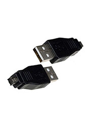 XYA052, USB-A вилка - miniUSB-A вилка 4pin переходник