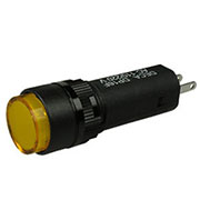 ADP16F4-0R0-E1TY, индикатор светодиодный желтый 220В 3А