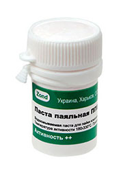 ПАСТА ПАЯЛЬНАЯ ППВ-101 ДЛЯ П/ПЛАТ БАНКА15ГР