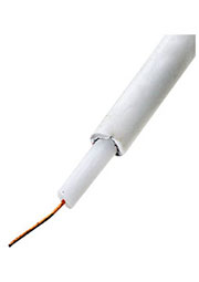 RG-59A/U БЕЛЫЙ БУХТА 100М, RG-59A/U, коакс.каб.,75 Ом, жила Cu, белый, бухта 100м