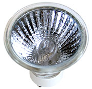 SV-44823, Лампа галогенная с защитным стеклом алюм. GU10 51мм 35Вт 220В