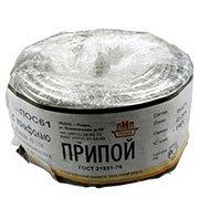 Припой ПОС61 ТР 3.0мм бухта 1 кг, (18-21г)