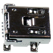 1734035-2, разъем USB Mini B SMT 5 контактов