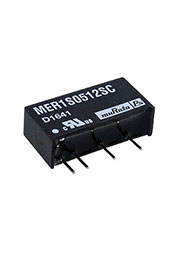 MER1S0512SC, DC/DC преобразователь на плату 1Вт 5-12В SIP Single