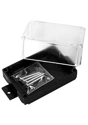BOX-G021, корпус пластик.прозрачный72х50х40мм
