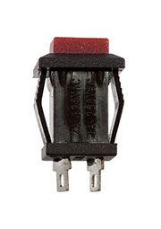 SPA-110B1, кнопка без фикс. 250В 1А красн.