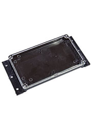 BOX-G088, корпус пластик.с прозр. крышкой120х70х15мм