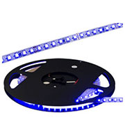 RT2-5000 24V BLUE, 2X,голубая гибкая св.диодная лента,(3528,120Led,(1м)