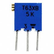 T63XB502KT20, подстроечный резистор 5кОм 10% 0,25Вт
