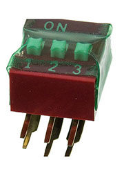 KAS2103ET, DIP-переключатель угл.3 конт.
